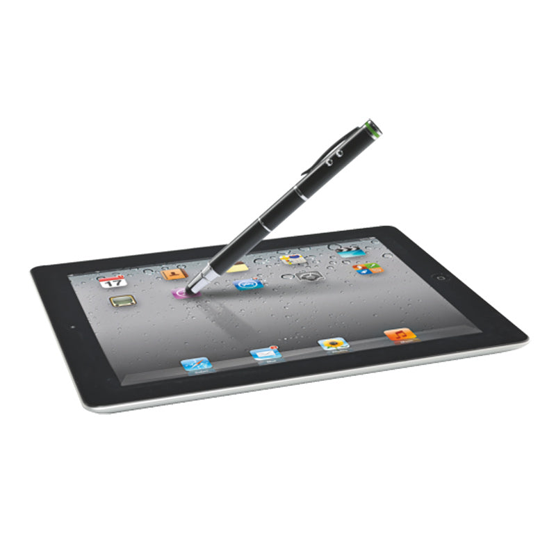 Leitz 4 in 1 input pen with integrated laser pointer, black