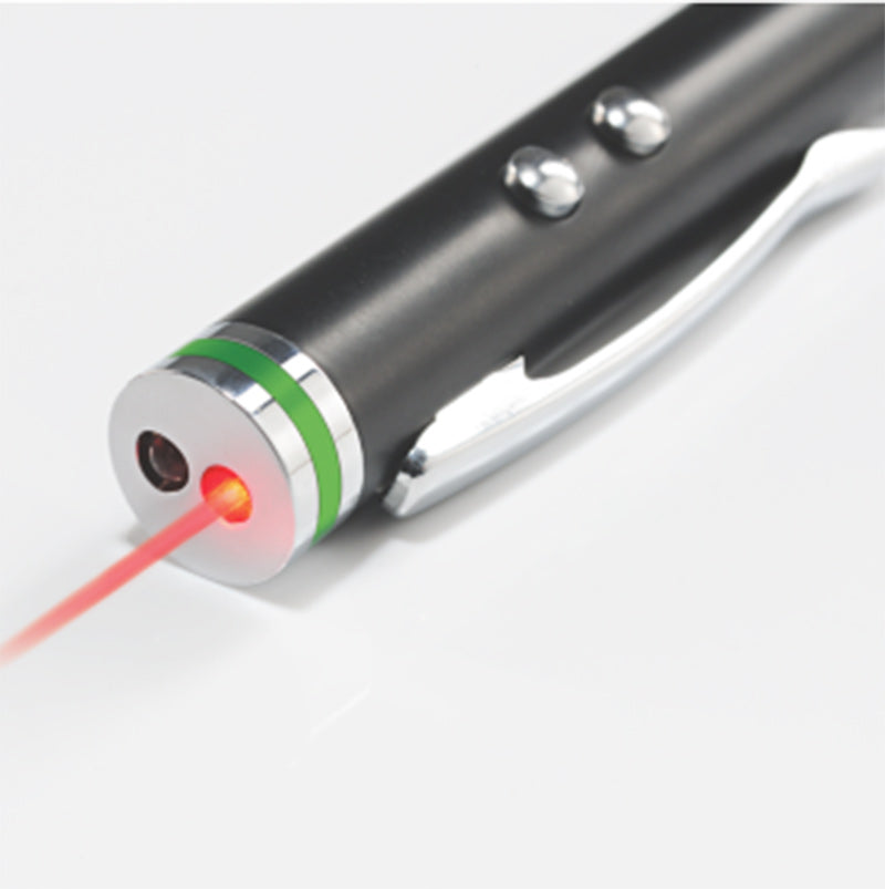 Leitz 4 in 1 input pen with integrated laser pointer, black