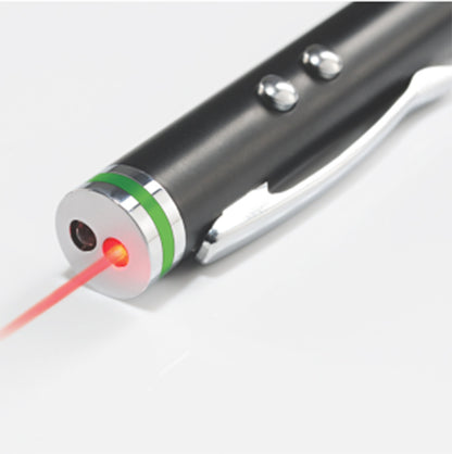 Leitz 4 in 1 input pen with integrated laser pointer, black