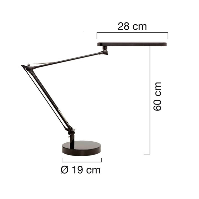 Stalinis šviestuvas UNILUX MAMBO LED, pilka-metalinė sp.