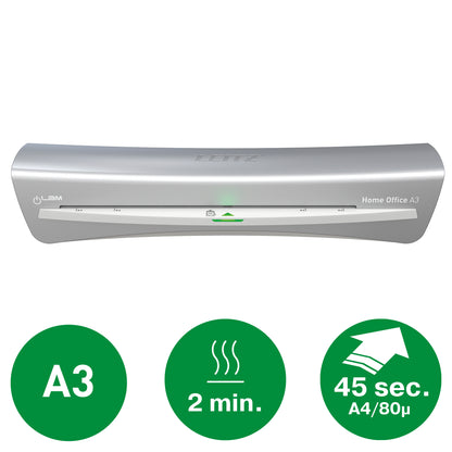 Laminavimo aparatas LEITZ iLAM HOME OFFICE, A3, pilka sp.