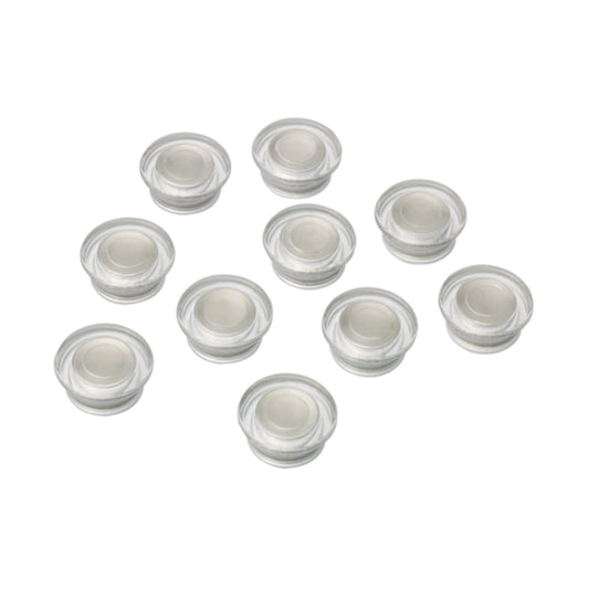 Glass board magnets NOBO CLEAR, 10 pcs/pack, 32 mm, transparent
