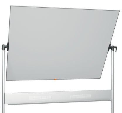 Double-sided flip-up magnetic board NOBO CLASSIC 150x120 cm, mobile stand, white