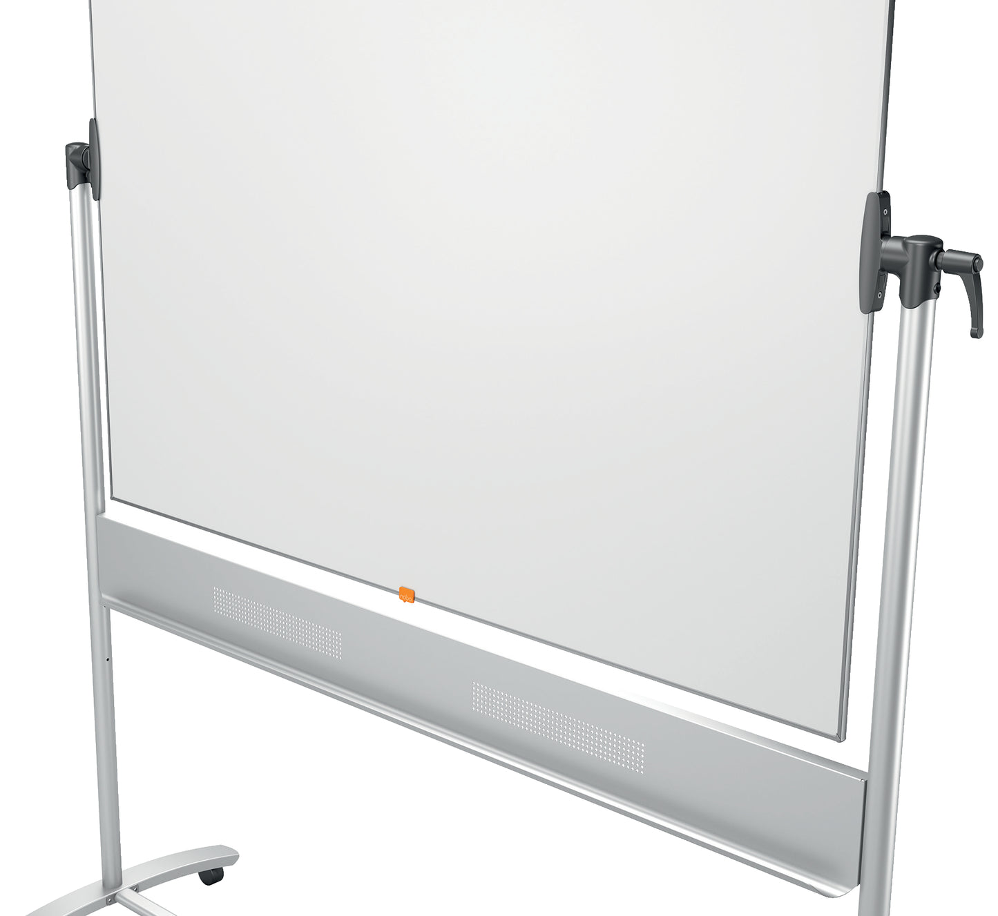 Double-sided flip-up magnetic board NOBO CLASSIC 150x120 cm, mobile stand, white