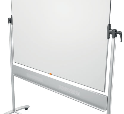 Double-sided flip-up magnetic board NOBO CLASSIC 150x120 cm, mobile stand, white