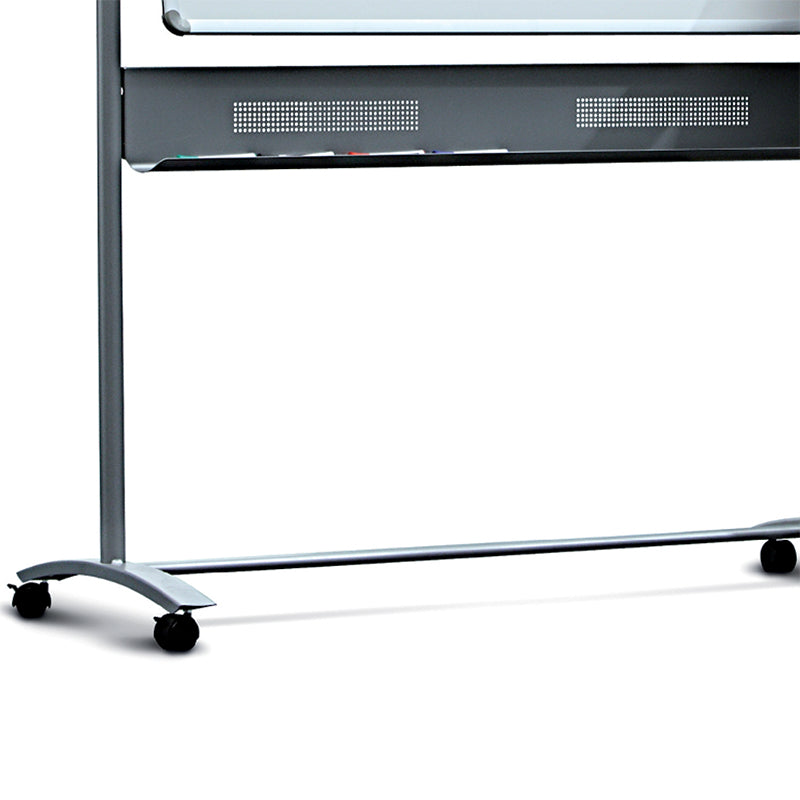 Double-sided flip-up magnetic board NOBO CLASSIC 150x120 cm, mobile stand, white