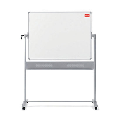 Double-sided flip-up magnetic board NOBO CLASSIC 150x120 cm, mobile stand, white