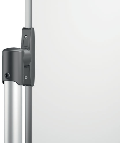 Double-sided flip-up magnetic board NOBO CLASSIC 150x120 cm, mobile stand, white