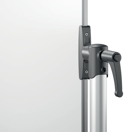 Double-sided flip-up magnetic board NOBO CLASSIC 150x120 cm, mobile stand, white