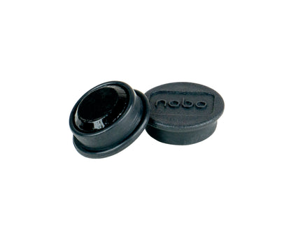 Magnets NOBO, 20 mm, 8 pcs., black