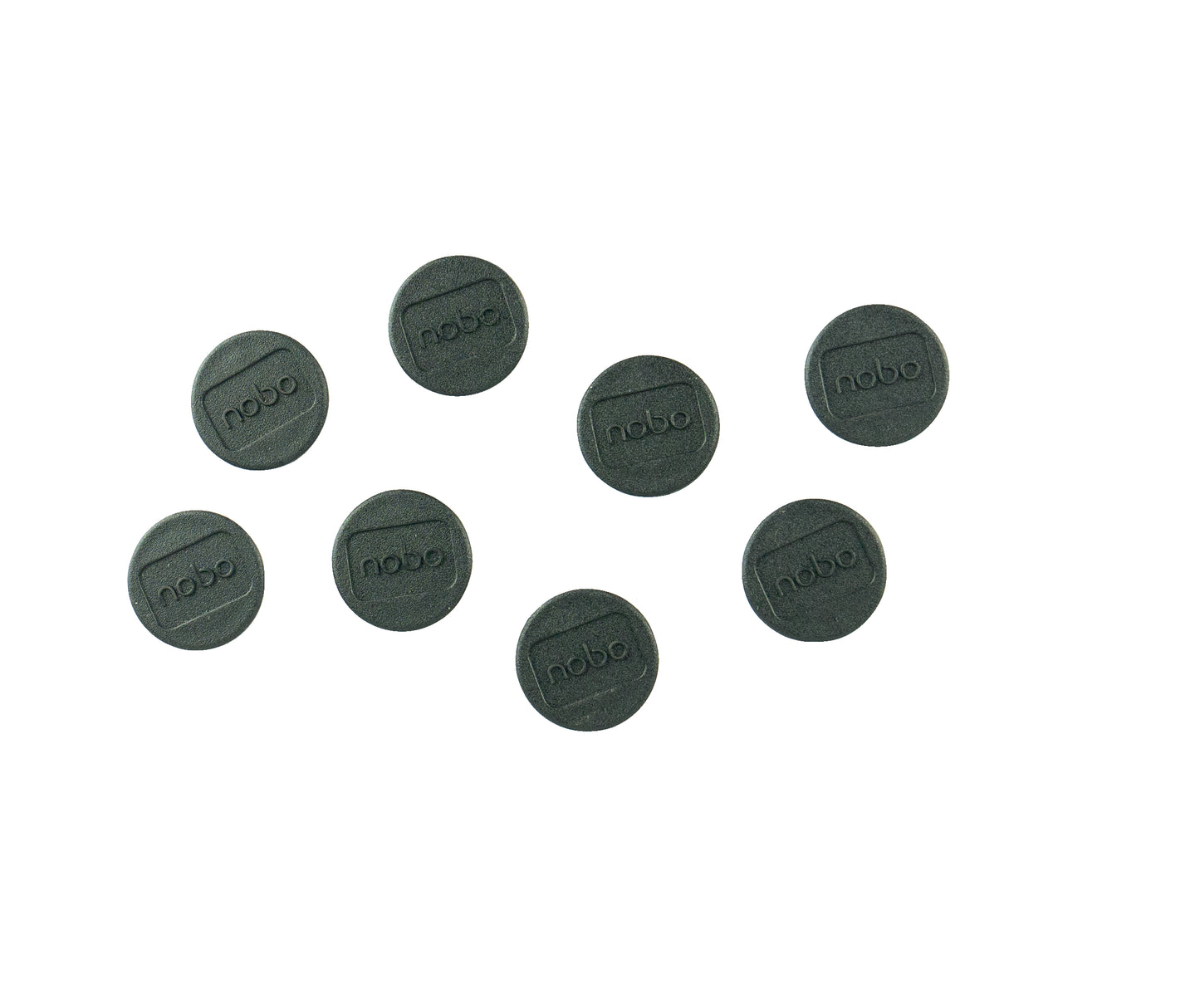 Magnets NOBO, 20 mm, 8 pcs., black
