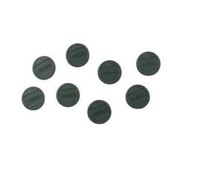 Magnets NOBO, 20 mm, 8 pcs., black