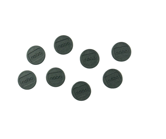 Magnets NOBO, 20 mm, 8 pcs., black