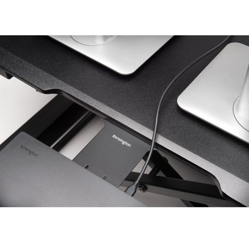 Sėdima-stovima darbo vieta KENSINGTON SmartFit, juoda sp.