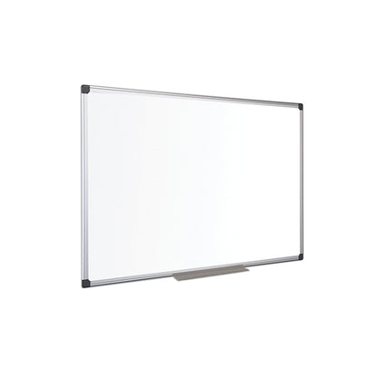 Emaliuota baltoji magnetinė lenta BI-OFFICE MAYA 120x90, aliuminio rėmas