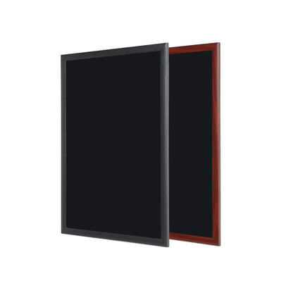 Juoda kreidinė lenta BI-OFFICE 120x90, juodas medinis rėmas