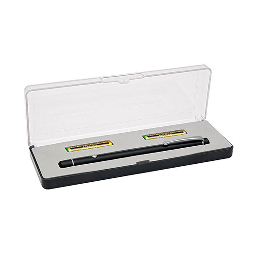 Laser pointer WEDO, metal, red laser, black color