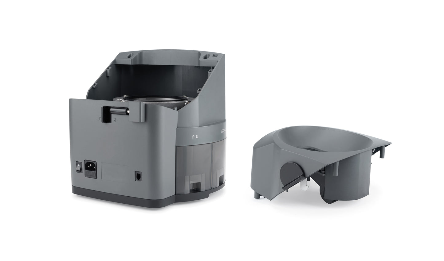 Automatinis Euro monetų skaičiavimo ir rūšiavimo aparatas SAFESCAN 1450, pilkos sp.