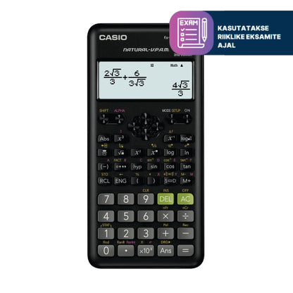 Mokslinis skaičiuotuvas CASIO FX-82ES PLUS II, 80 x 162 x 13.8 mm