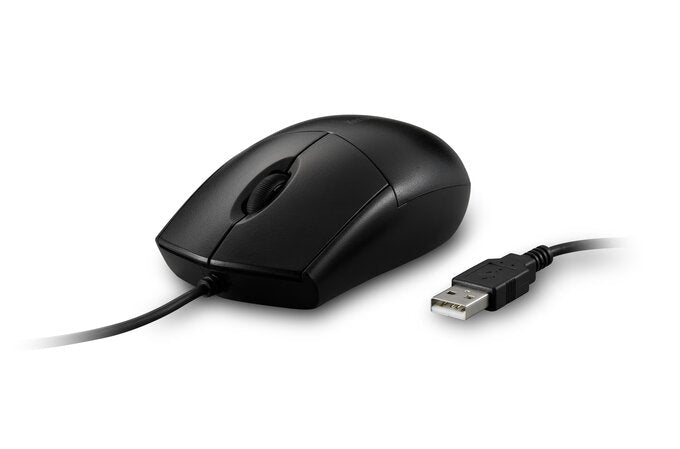 Mouse KENSINGTON Pro Fit, washable, with cable, black