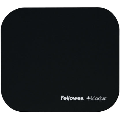 Fellowes Microban mouse pad, 264 mm x 280 mm x 3 mm, black