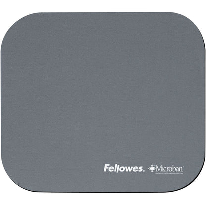 Fellowes Microban pelės kilimėlis, 192 mm x 226 mm x 3 mm, sidabrinės spalvos