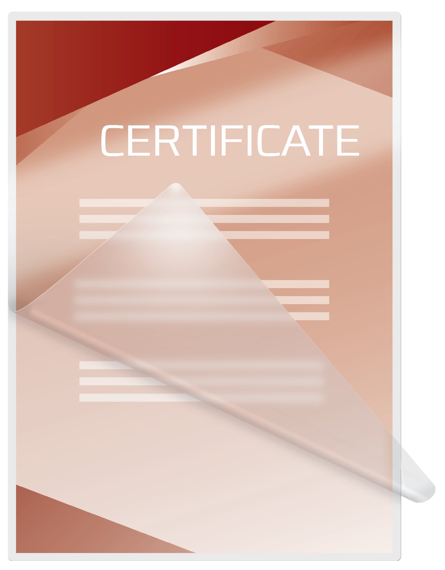 Laminavimo vokeliai GBC, A4, 75 mik., blizgūs, 25 vnt.