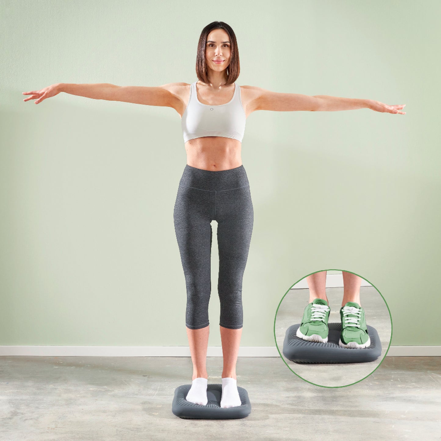 Aktyvaus sėdėjimo pagalvėlė Leitz Ergo, pilkos spalvos