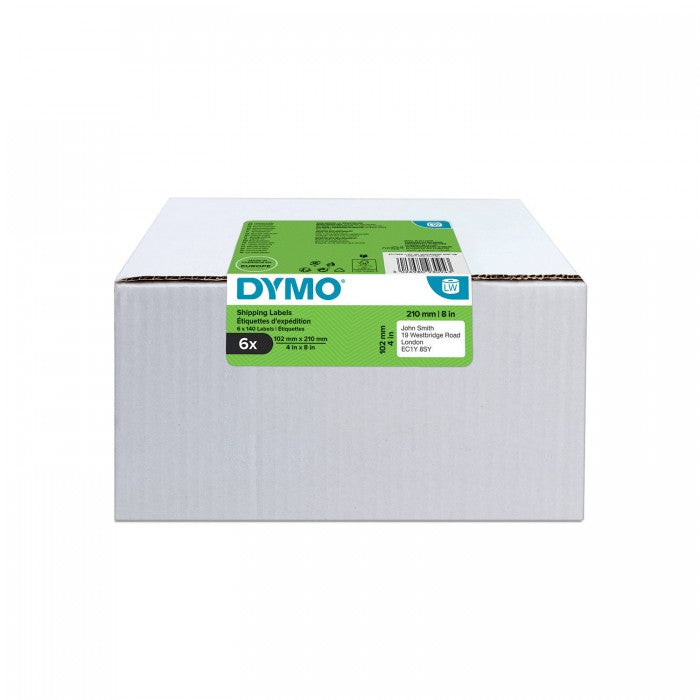 Logistinės etiketės DYMO 102MM X 210MM DHL - 6 rul x 140 vnt (5XL)