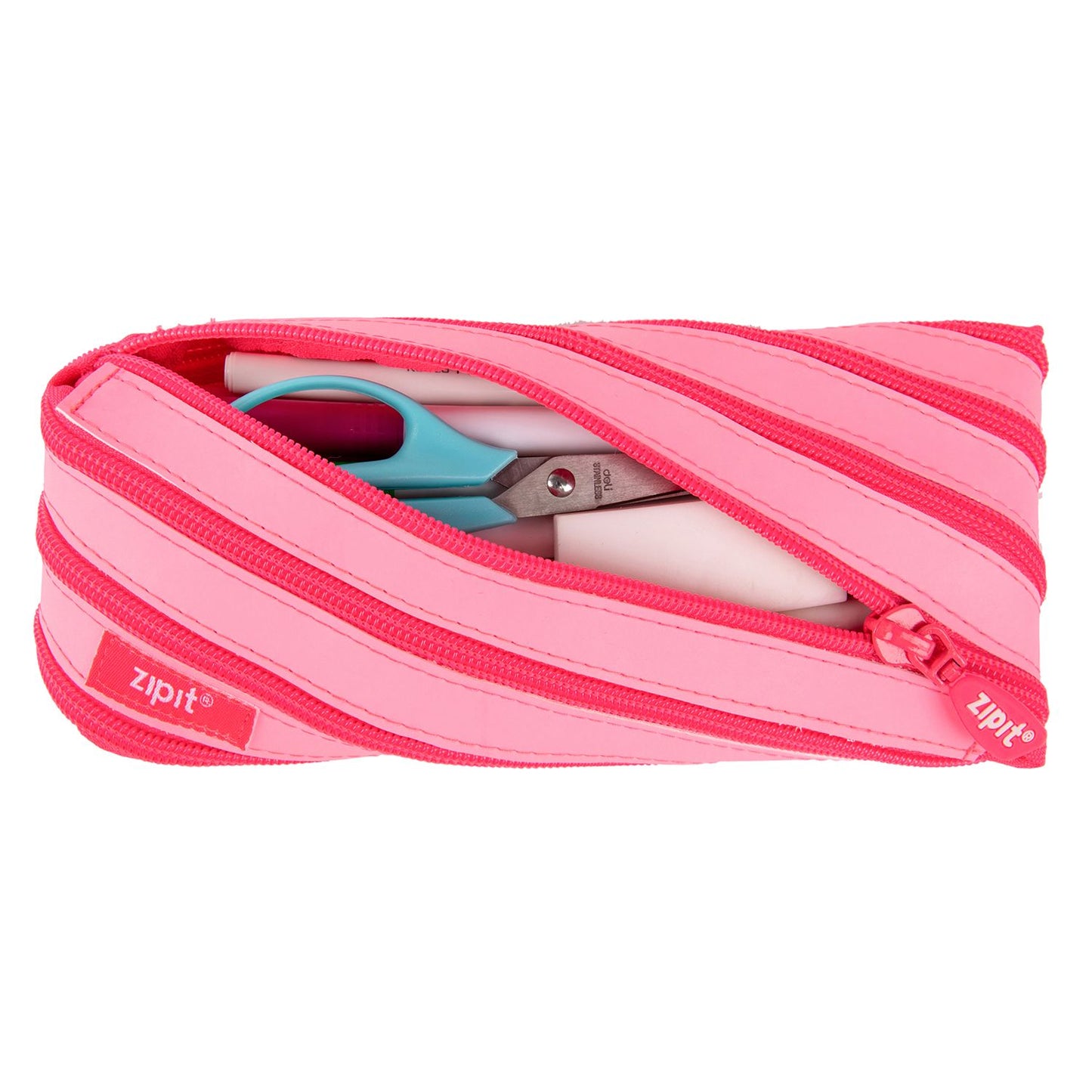 Pencil case ZIPIT Candy, strawberry color