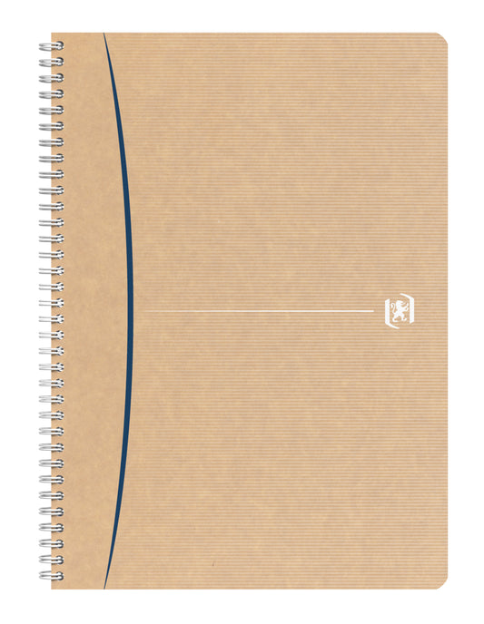 Notebook with spiral OXFORD Touareg, A4, recycled paper, 100 sheets, with squares