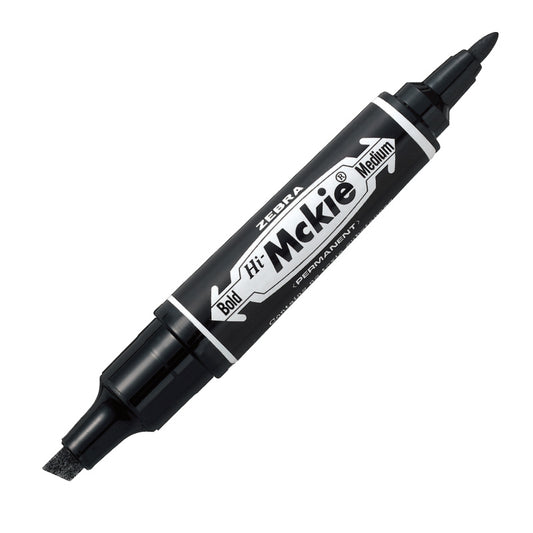 Permanent double-sided marker ZEBRA MCKIE BOLD, BLACK