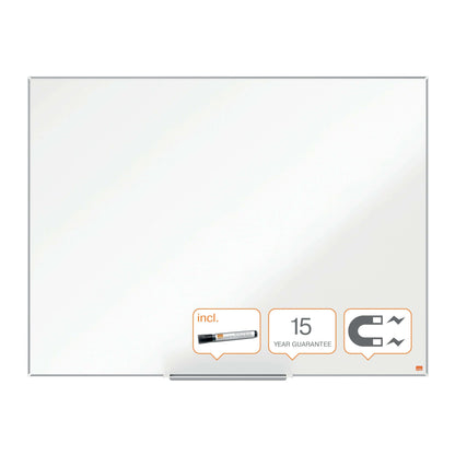 Steel magnetic whiteboard NOBO Impression Pro, 120x90cm