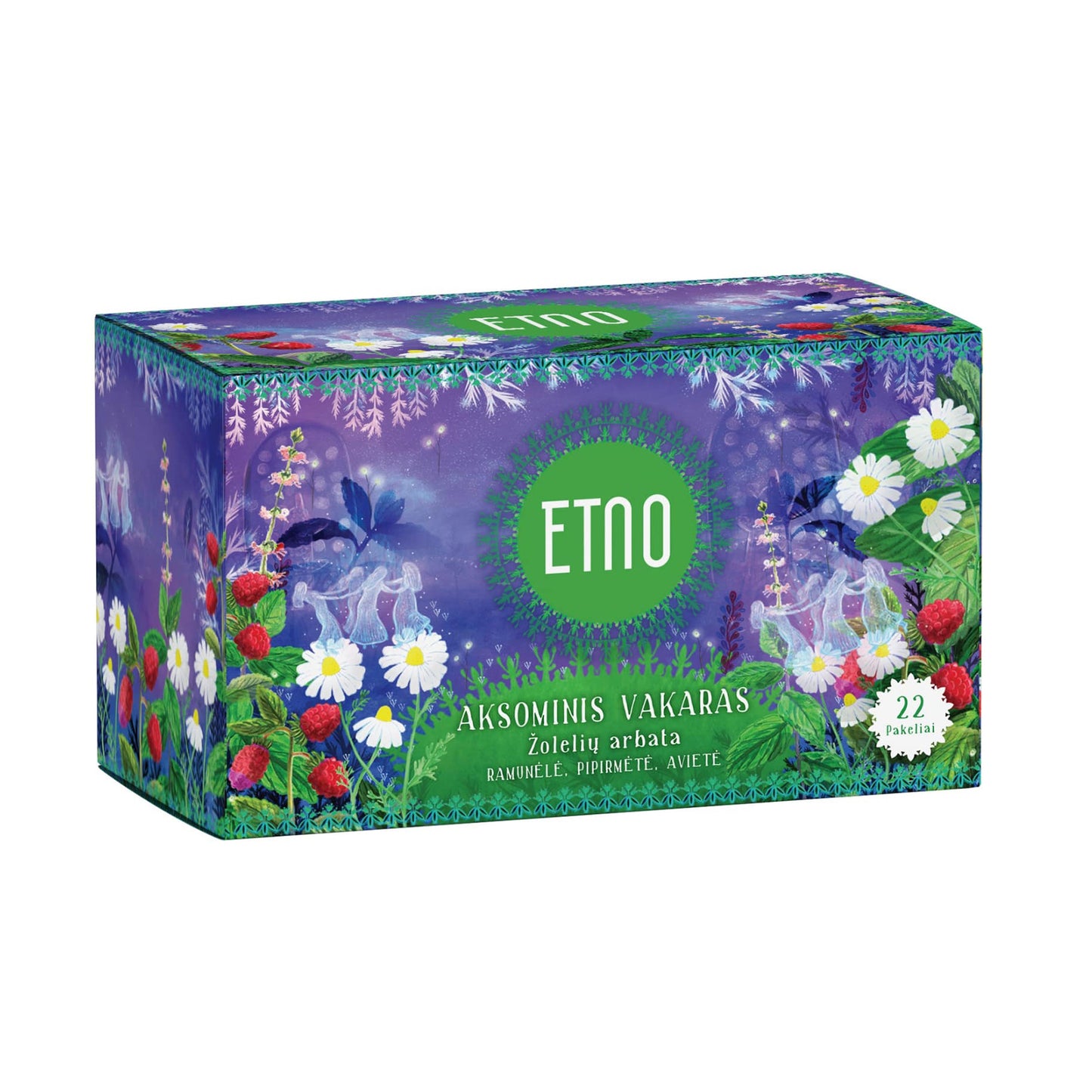 Žolelių arbata ETNO AKSOMINIS VAKARAS, 22 x 1,5 g