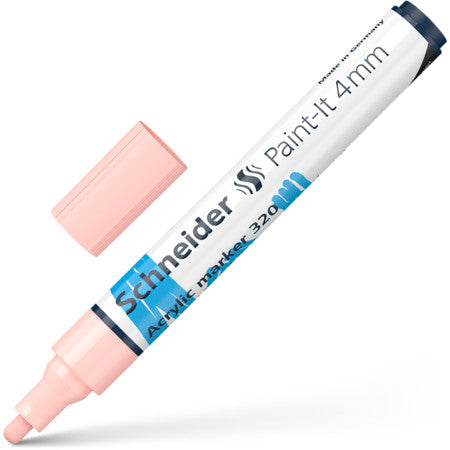 Acrylic marker SCHNEIDER Paint-it 320, 4 mm, apricot color.