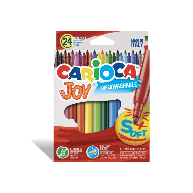 CARIOCA JOY felt-tip pens, 24 colors