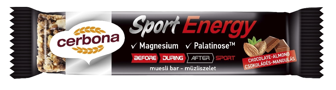 Cereal bar CERBONA Sport Energy, with seeds, fruits and magnesium, 35g