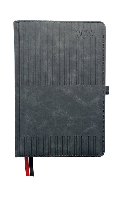 Calendar LINE, 2026, PU, ​​A5, black LT