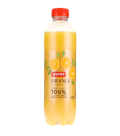 Juice GRANINI, Orange, direct pressed, 100% 0.75l