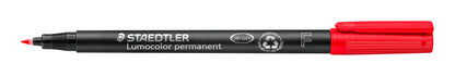 Žymeklis STAEDTLER OHP LUMOCOLOR 317/318, 0,6 mm, RAUDONA