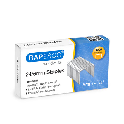 Staples RAPESCO 24/6mm (box of 1000 pcs.)