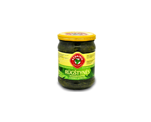 Konservuotos RŪGŠTYNĖS, 480g
