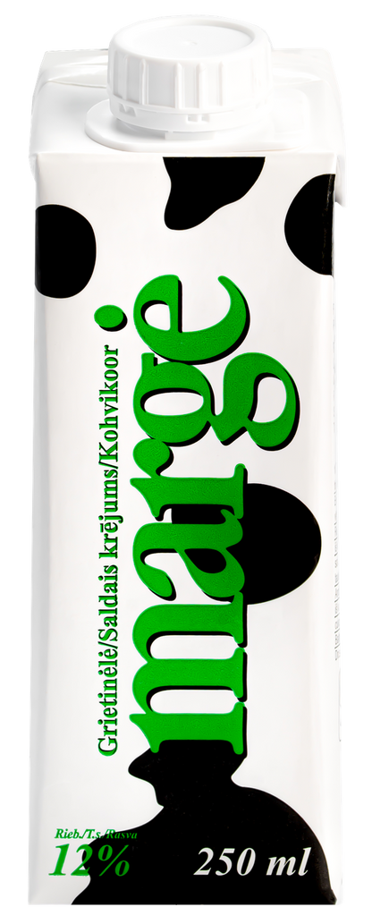 Cream Margė 12% 250ml