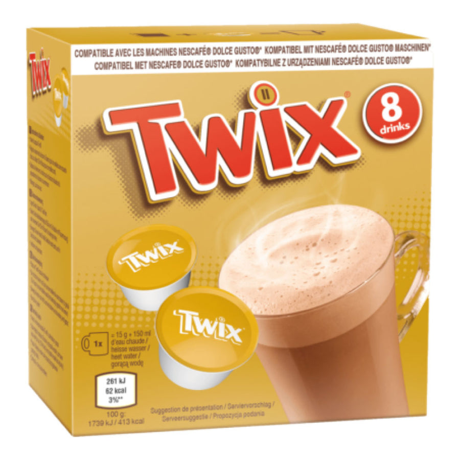 Cocoa capsules TWIX, 8 x 15g
