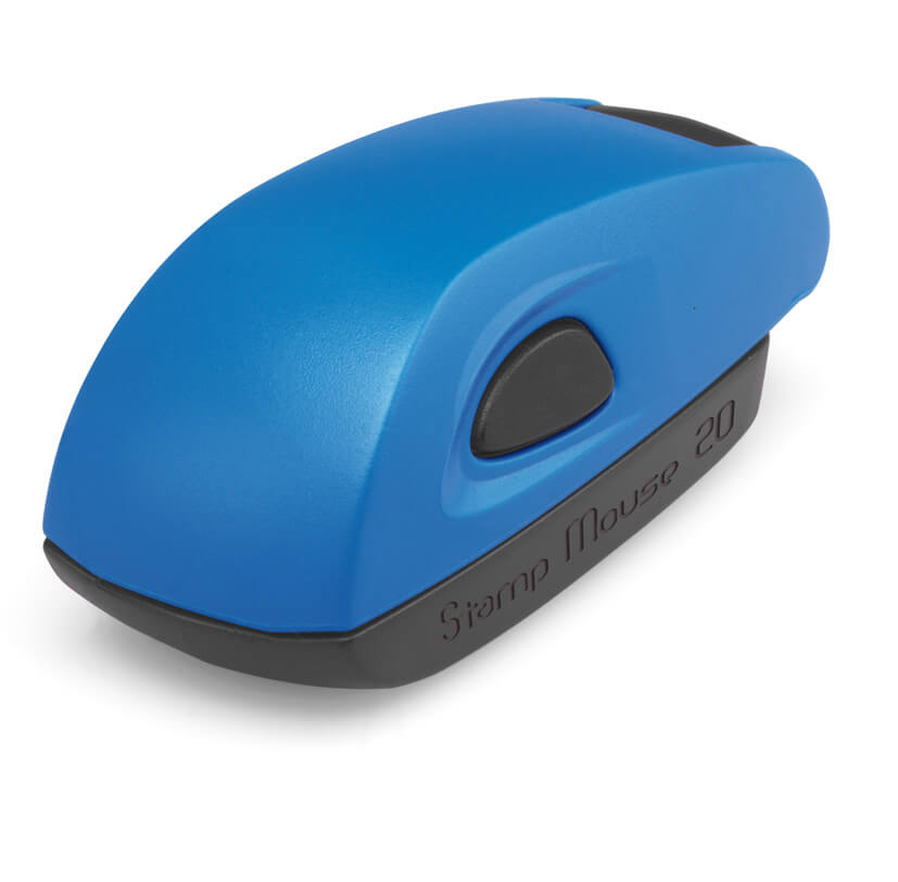 Mouse 20 stamp with polymer