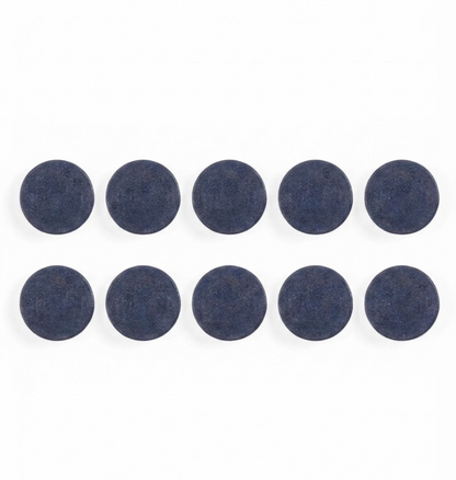 Baltosios lentos magnetai BI-OFFICE 30 mm, 10 vnt., ypač stiprūs, mėlyna sp.