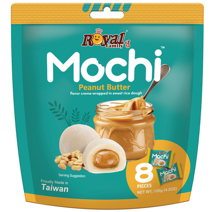 Mochi ROYAL FAMILY, peanut butter flavor, 120 g