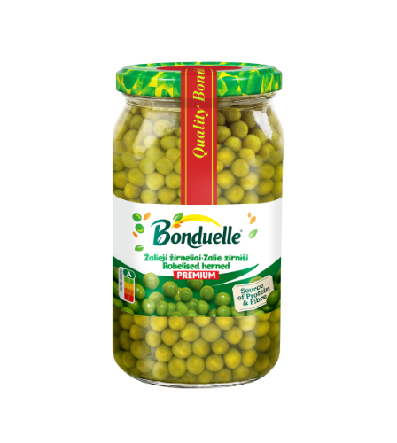 Žirneliai BONDUELLE, 660 g / 465 g