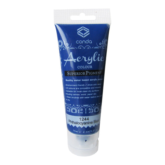 Acrylic paint 75 ml 1244, dark blue