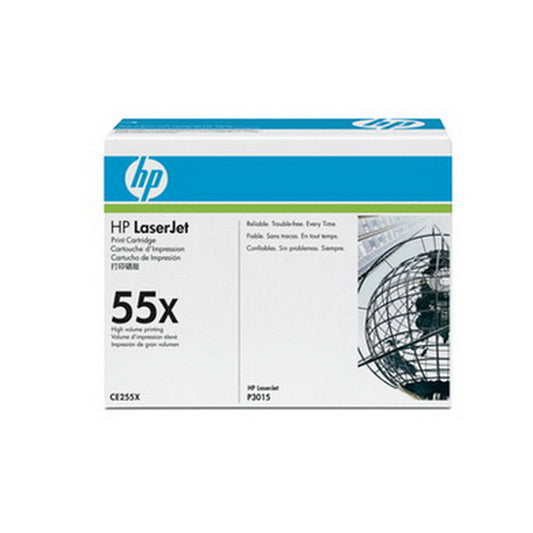 Dažomieji milteliai HP CE255X (55X), Juoda